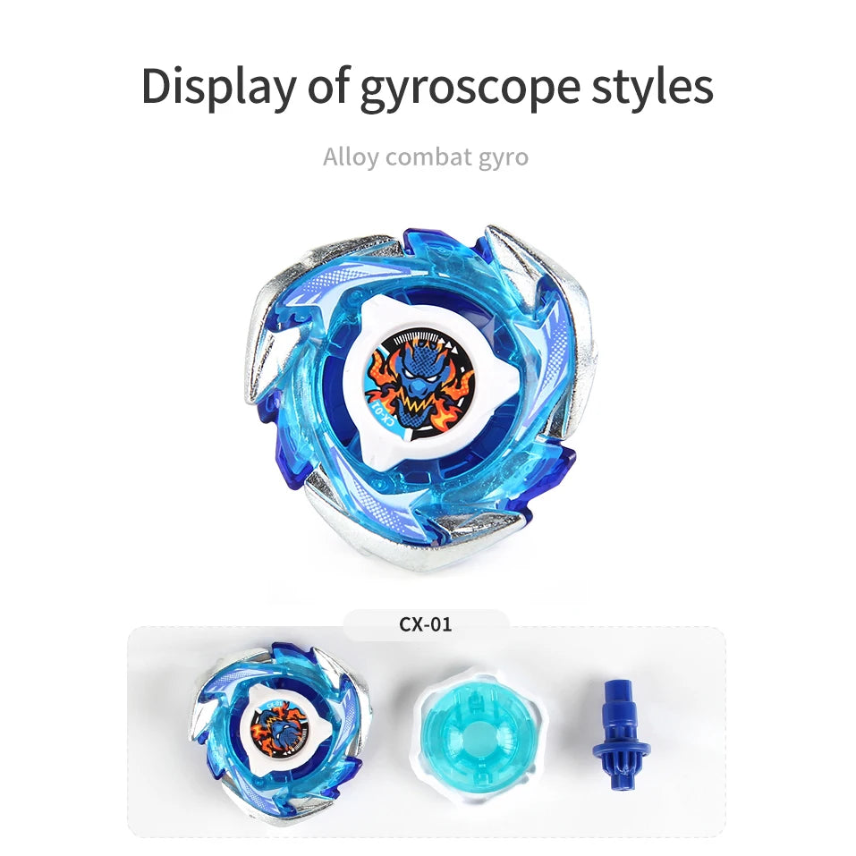 Arena-X Dran Brave S6-60V CX-01 Battle Top with Launcher Set Spinning Toy Metal Fighting Game Gift