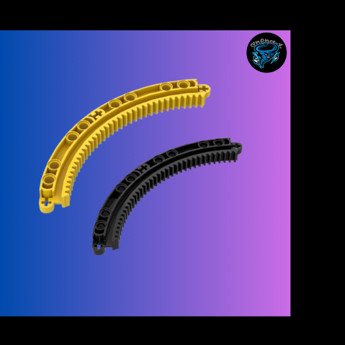 10pcs 24121 Gear Rack 11 x 11 Curved Brick Collections Bulk Modular GBC Toys For Technical MOC DIY Buildings Blocks Compatible