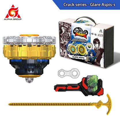 Arena-X  Nado 3 Crack Series 2 In1 Split Transforming Metal Gyro Battle Spinning Top With Launcher Anime Kids Toy Gift