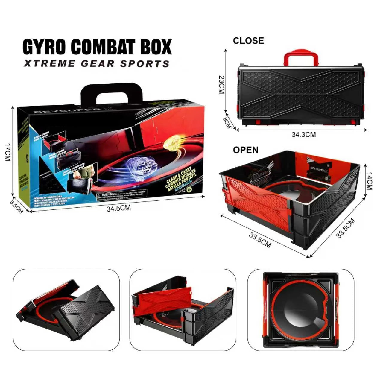 Arena-X BX UX CX Stadium SB-Solong4u Spinning Tops Gyro Combat BOX Gift Toys