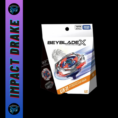 Arena-X beyscollector  Beys UX-11 Impact Drake 9-60LR Battle X Starter New with packaging set